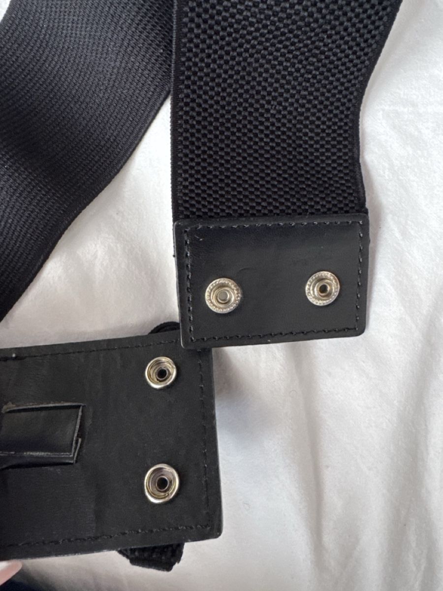 Gürtel: Ceinture noire élastique avec noeud - Taille unique – Gebraucht aus Malleray von sam_9bkx 3