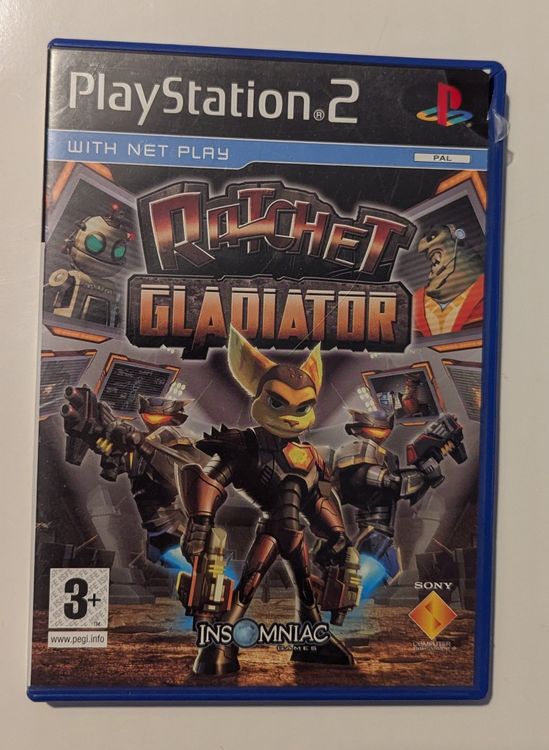 Ratchet Gladiator PS2 – Jeu Complet PAL FR – Sony – Action/aventure