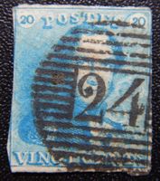 Belgien Kat. 2a gest. 1849 Kat. 60 Euro helle Stelle