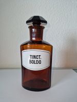 Alte Apothekerflasche TINCT. BOLDO / flacon pharmacie