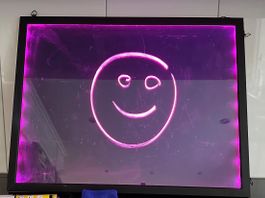 LED Neon Schreibtafel 50x70cm