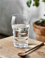 0,5L: Trinkglas Galileo White mit Blume des Lebens