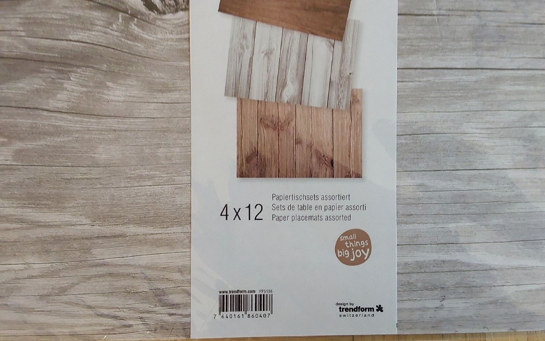 Sonstige Tischwäsche: Papiertischset Motiv Holz trendform Switzerland neu – Neu und originalverpackt aus Köniz von scopello12 1