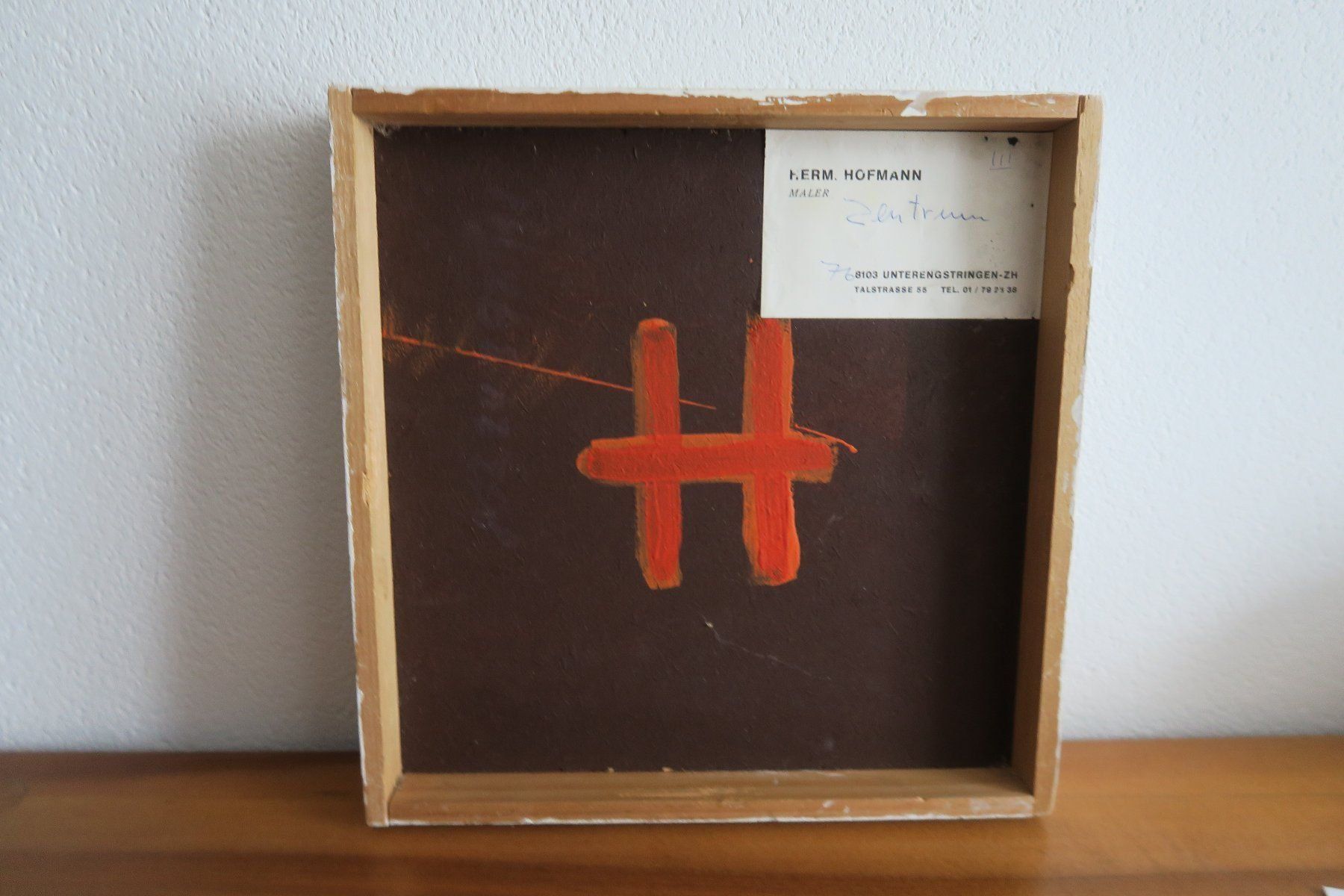 Dipinti: Hermann Hofmann, 1920-1996 (CH) – Usato da Basel venduto da PAUL_ART 4