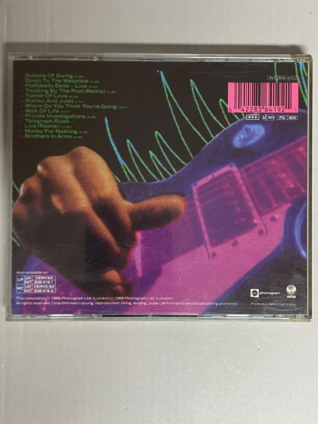CD: Dire Straits - Money For Nothing – Usato da Muri b. Bern venduto da AdidasCollector 1