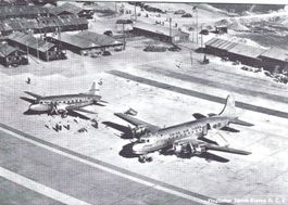 Flughafen Zürich-Kloten 1948, DC 4