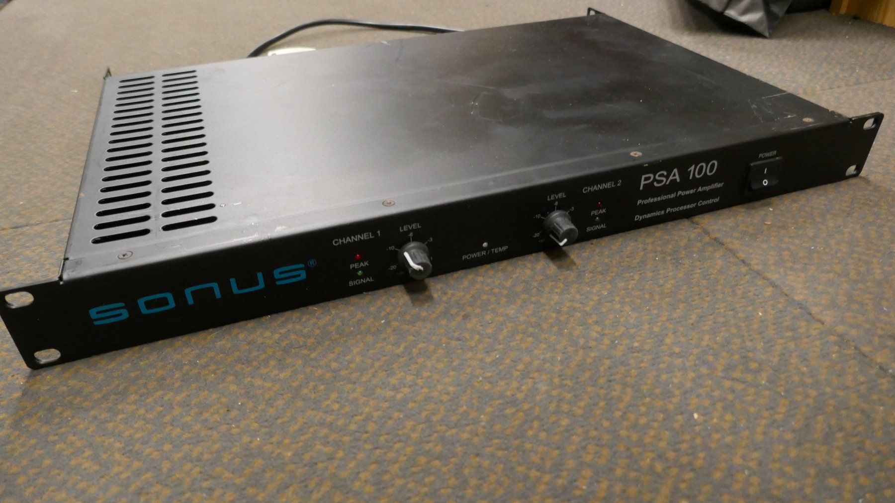Amplificateurs: Sonus PSA-100 Studio Endstufe 1 HE – D'occasion à Wenslingen par FairlightCMI
