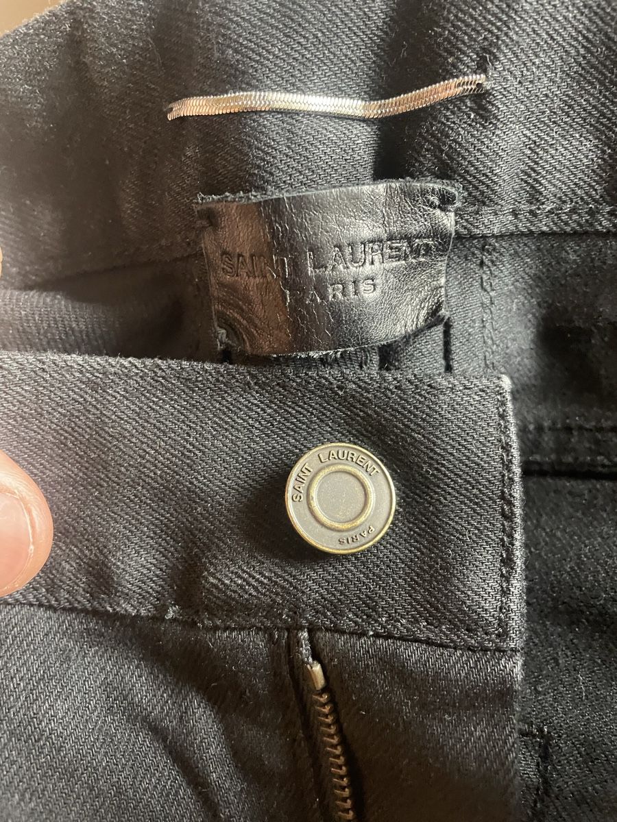 Saint Laurent Jeans: Jeans noir Yves Saint Laurent – Usato da genève venduto da champanonono 2