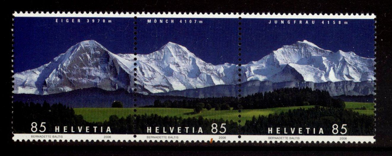 Tutti i francobolli: 2006, Schweizer Bergpanorama ** (2) – Usato da Willisau venduto da Vollstempel