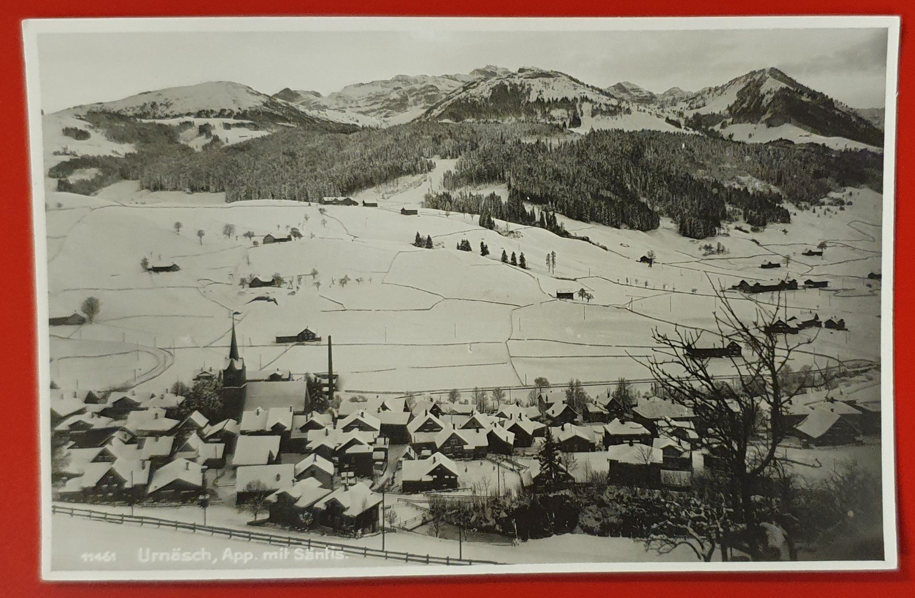 Cartoline postali: Urnäsch im Winter 1943 – Usato da Kreuzlingen venduto da Rschweiz1