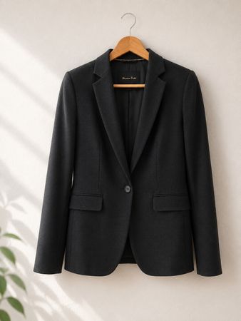 Massimo Dutti Blazer Schwarz – Gr. S / EU 36 – elegant & zei