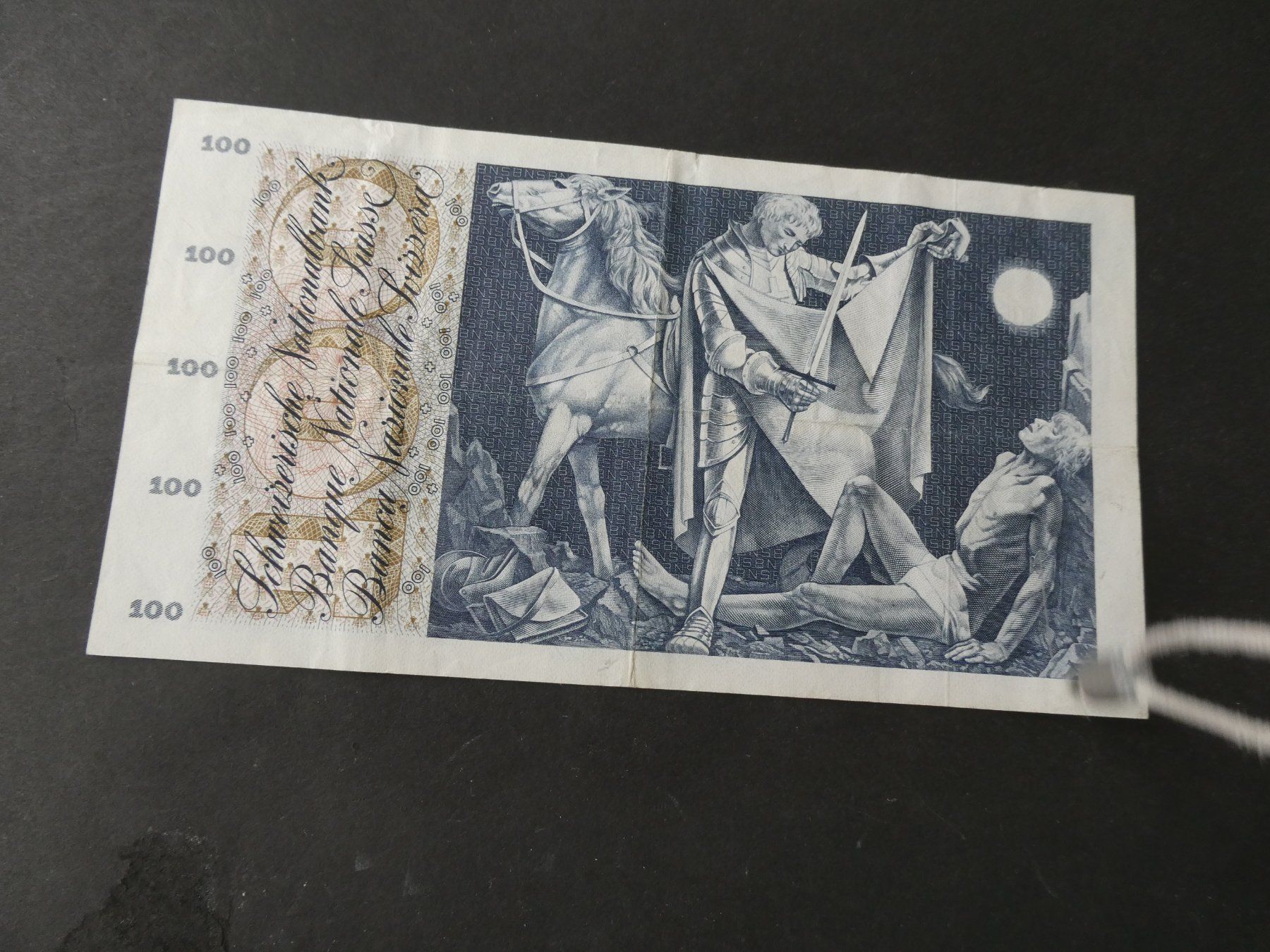 Billets de banque: Schweiz 1970, 100 Franken – D'occasion à Hinterforst par Rohusri 1