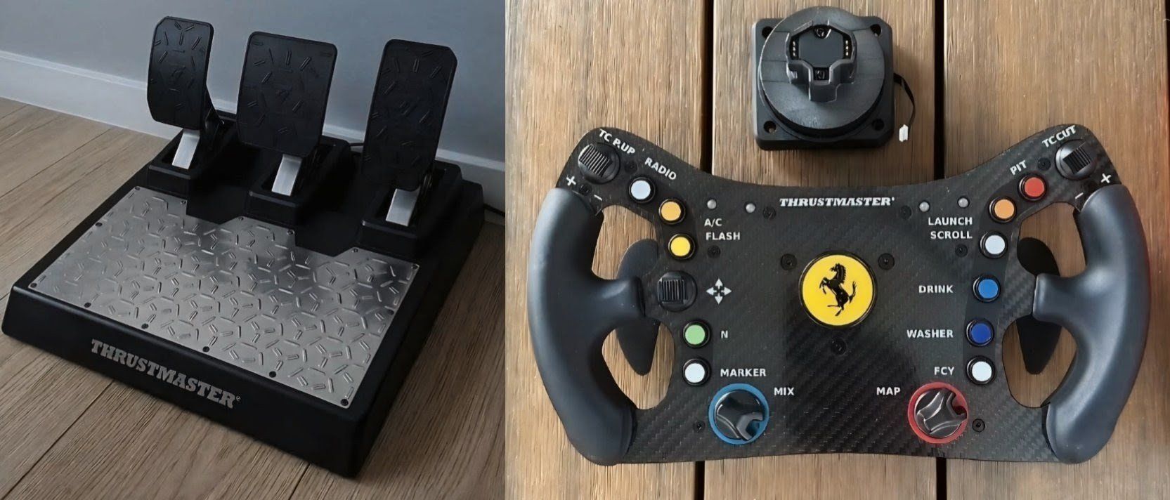 Thrustmaster Controller: Thrustmaster Lenkrad + Pedals – Gebraucht aus Kriens von Michu2876