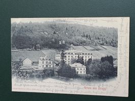Alte PK / Gruss aus Brugg AG Gelaufen 1902