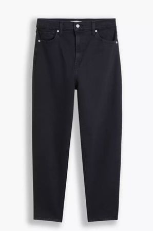 Levi's High-Waisted Mom Jeans W25 L27 Black