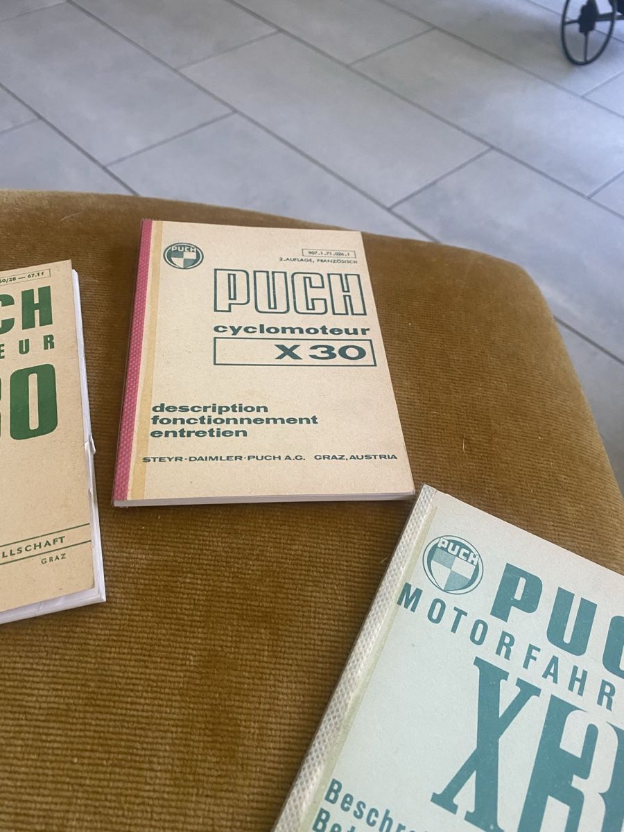 Puch Mofas: Puch x30 Betrieb Buch 4 Stuck Top – Neu (gemäss Beschreibung) aus Capolago von Lillo22 5