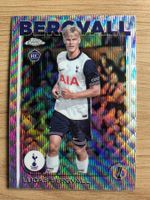 Soccer Lucas Bergvall RC SILVER WAVE Topps Chrome 2025🔥