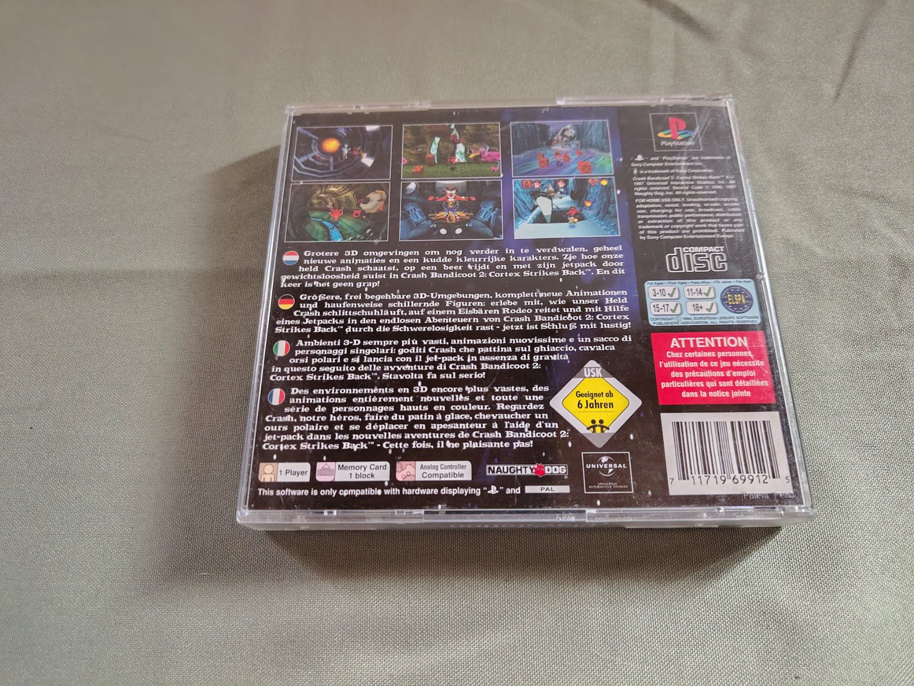 Sony Giochi: Jeu PS1 Crash Bandicoot 2: Cortex Strikes Back – Usato da Saxon venduto da dan_drn5 3