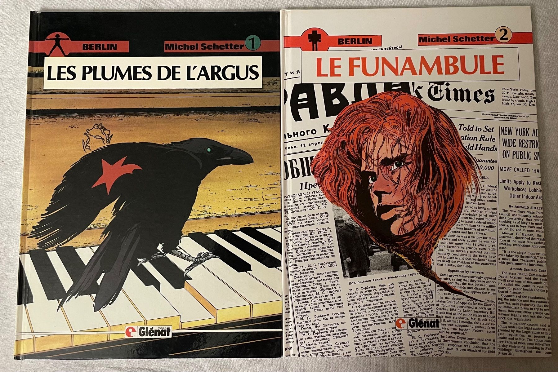 Fumetti: Berlin 1 & 2: Les Plumes de l'Argus/Le Funambule Comic – Usato da Winterthur venduto da crave