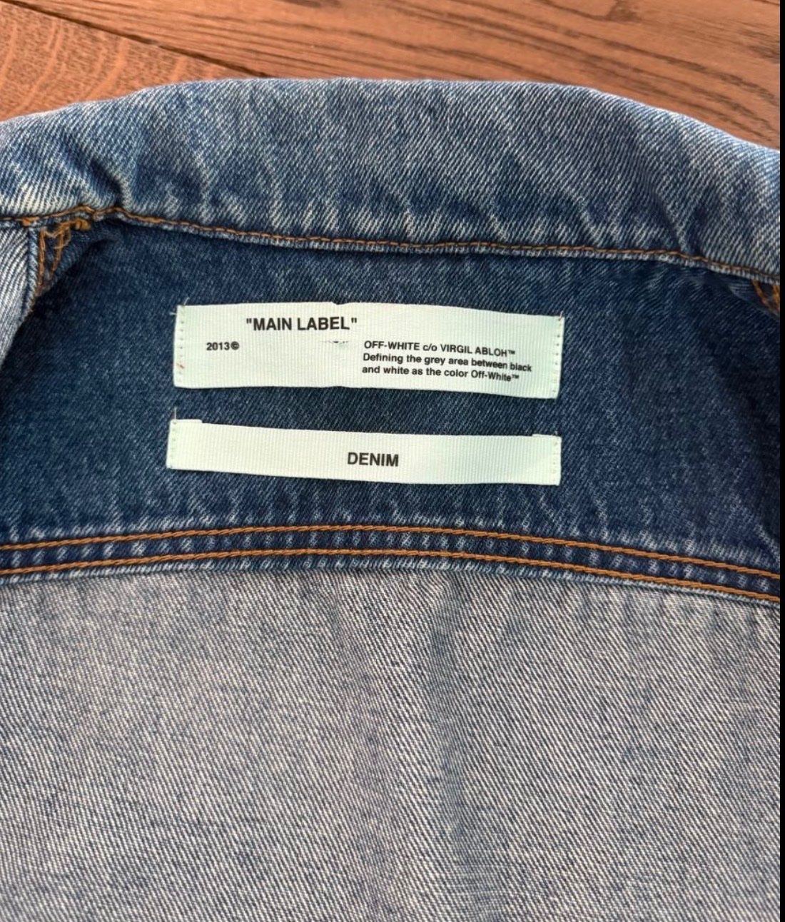 Off-White Giacche: Off-White Denim Jeans Jacke – Usato da Luzern venduto da THINGS-11 3