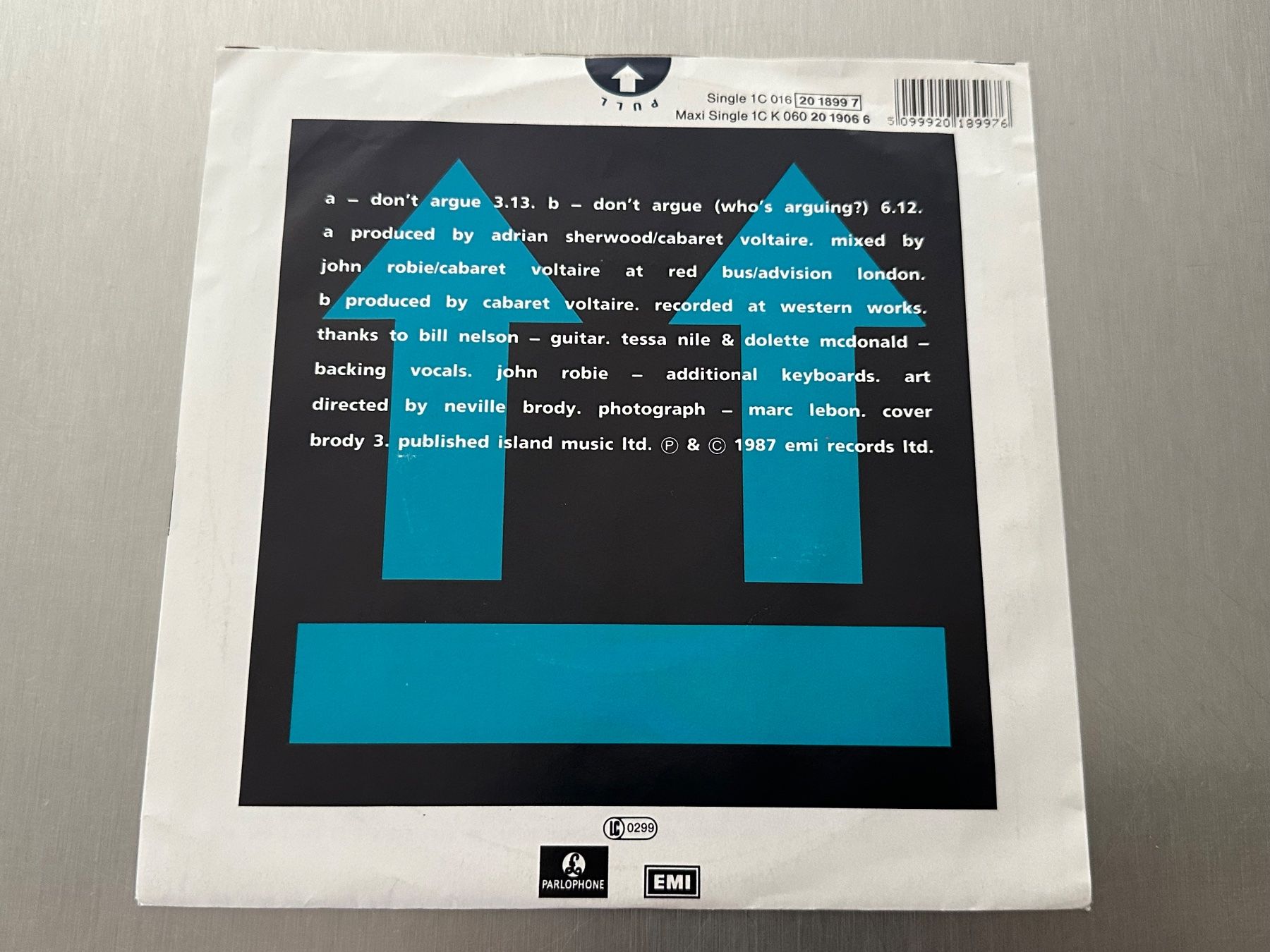 Schallplatten: CABARET VOLTAIRE 7 DON'T ARGUE – Gebraucht aus Sion von jaipur1401 1