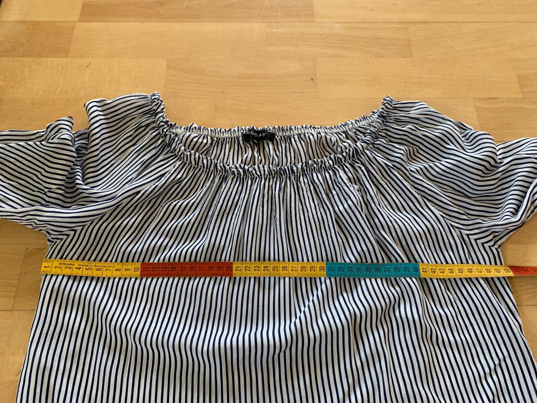 Blusen: TODAY Damen Bluse in Gr. M, Blau/Weiss – Gebraucht aus Worb von farben20zauber 3