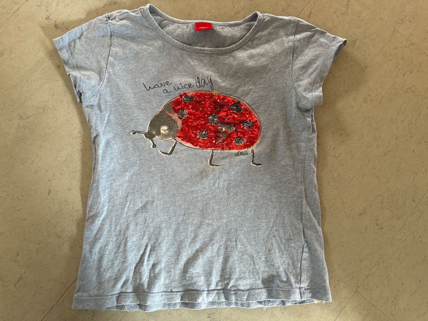 S.Oliver Camicie, T-shirt & Polo: T-shirt Gr 128 Marienkäfer – Usato da Grüningen venduto da lovinho