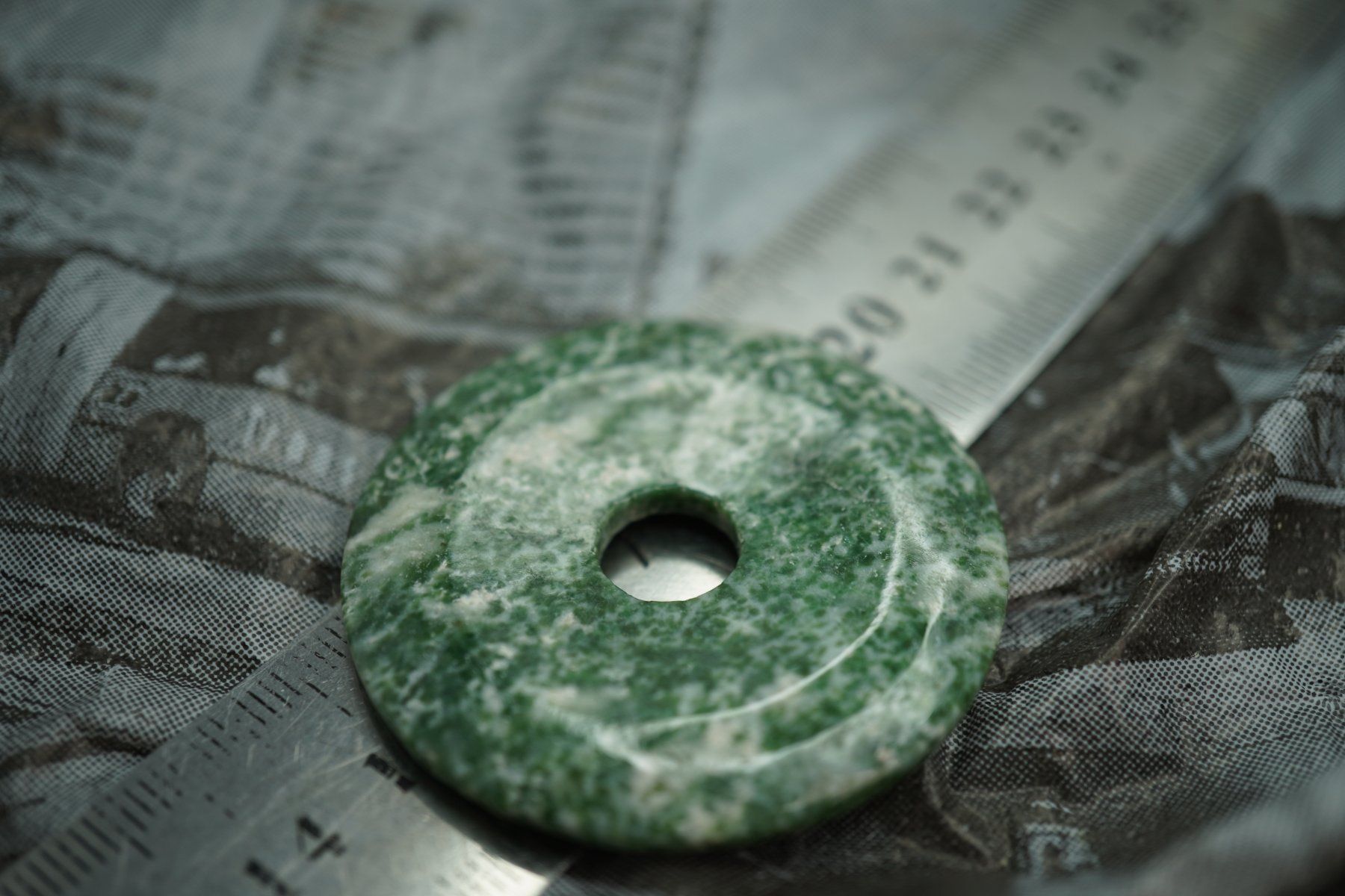 Minerali & Pietre curative: Baum Jaspis  Pi Scheibe  ca45mm    ab  1.-     Räumung – Nuovo e nell'imballaggio originale da Eschenbach SG venduto da topstone 7