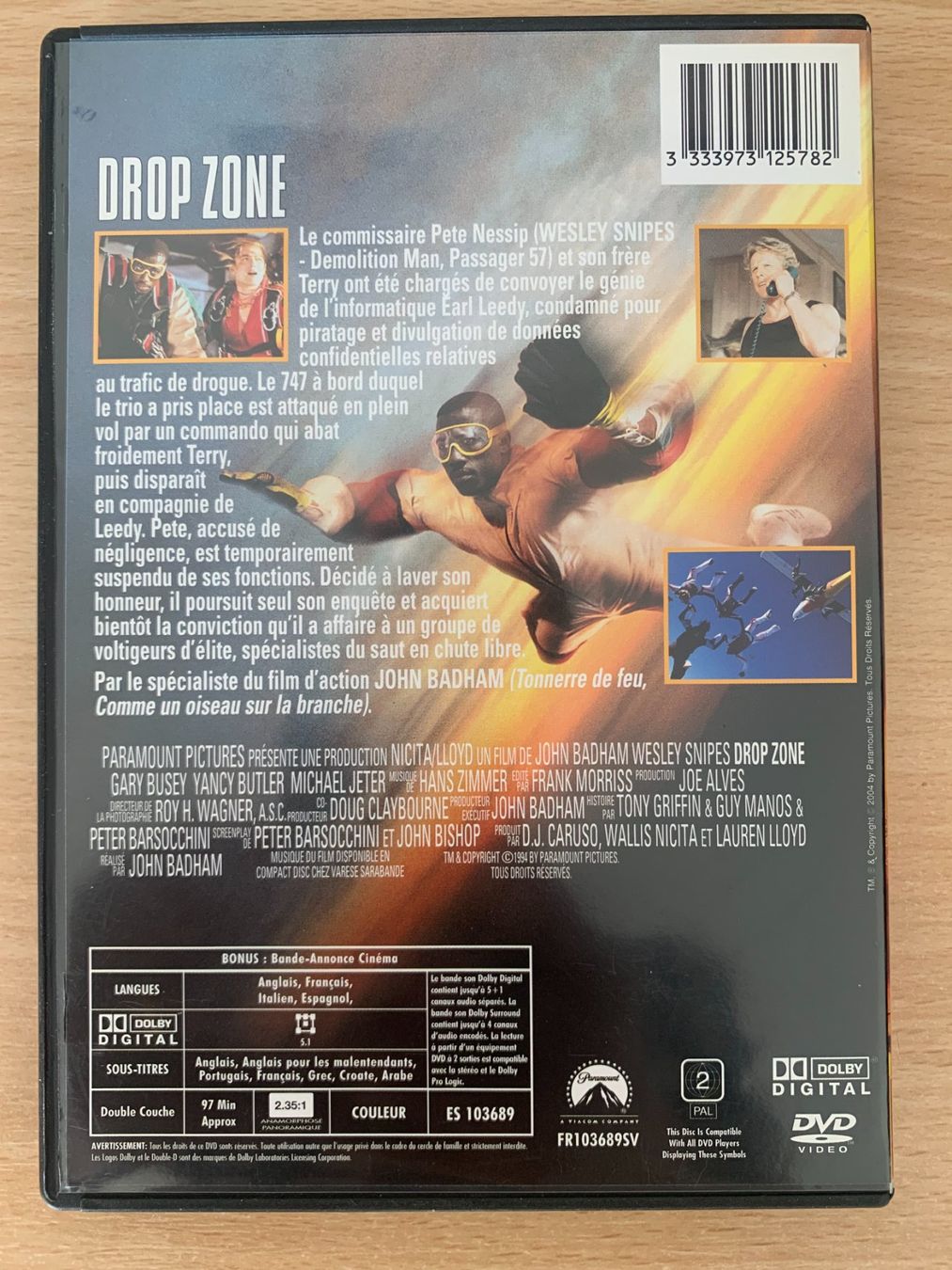 Tutti i DVDs: Drop Zone – Usato da Zürich venduto da recordman01 1