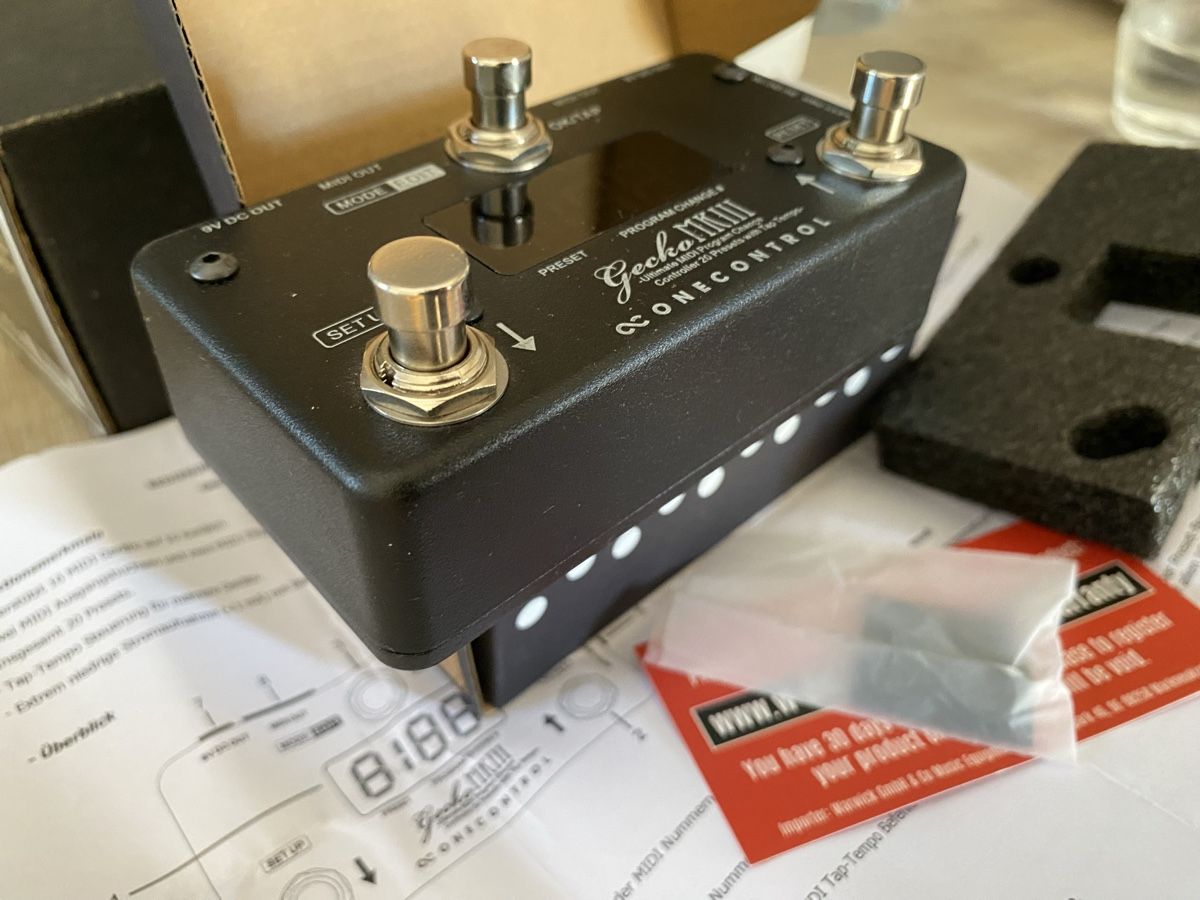 Strumenti musicali: One Control Gecko MKIII - MIDI Footswitch Controller – Nuovo e nell'imballaggio originale da Burgdorf venduto da justearcandy 2