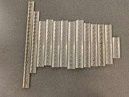 13 Stück Airlineschienen von 12,5 -58cm
