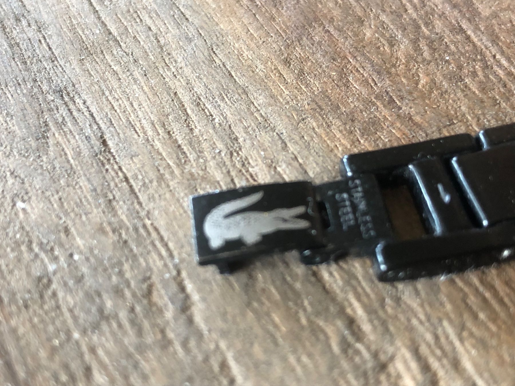 Lacoste Bracelets: WIRD ENTSORGT   ------   Lacoste Armband stahl schwarz – D'occasion à Wald ZH par rotschmuddl 1