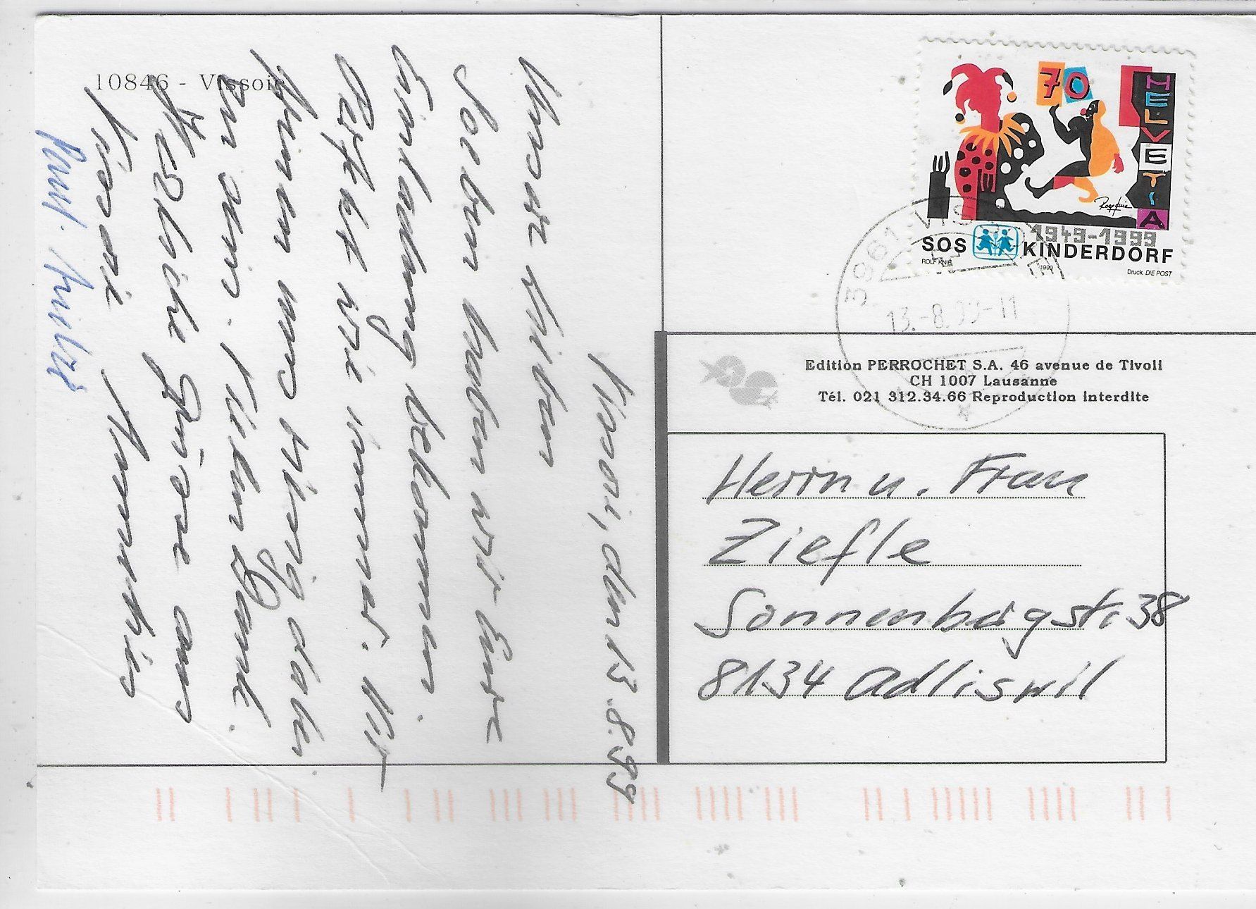 Cartes postales: Vissoie - Multiview – D'occasion à Ettingen par Kartenplanet 1