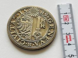 1589 Genf GENEVA Kantonalmünze 25gr guter Zustand TOP +++ NP