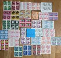 Postfrische 4er Blöcke Briefmarken CH