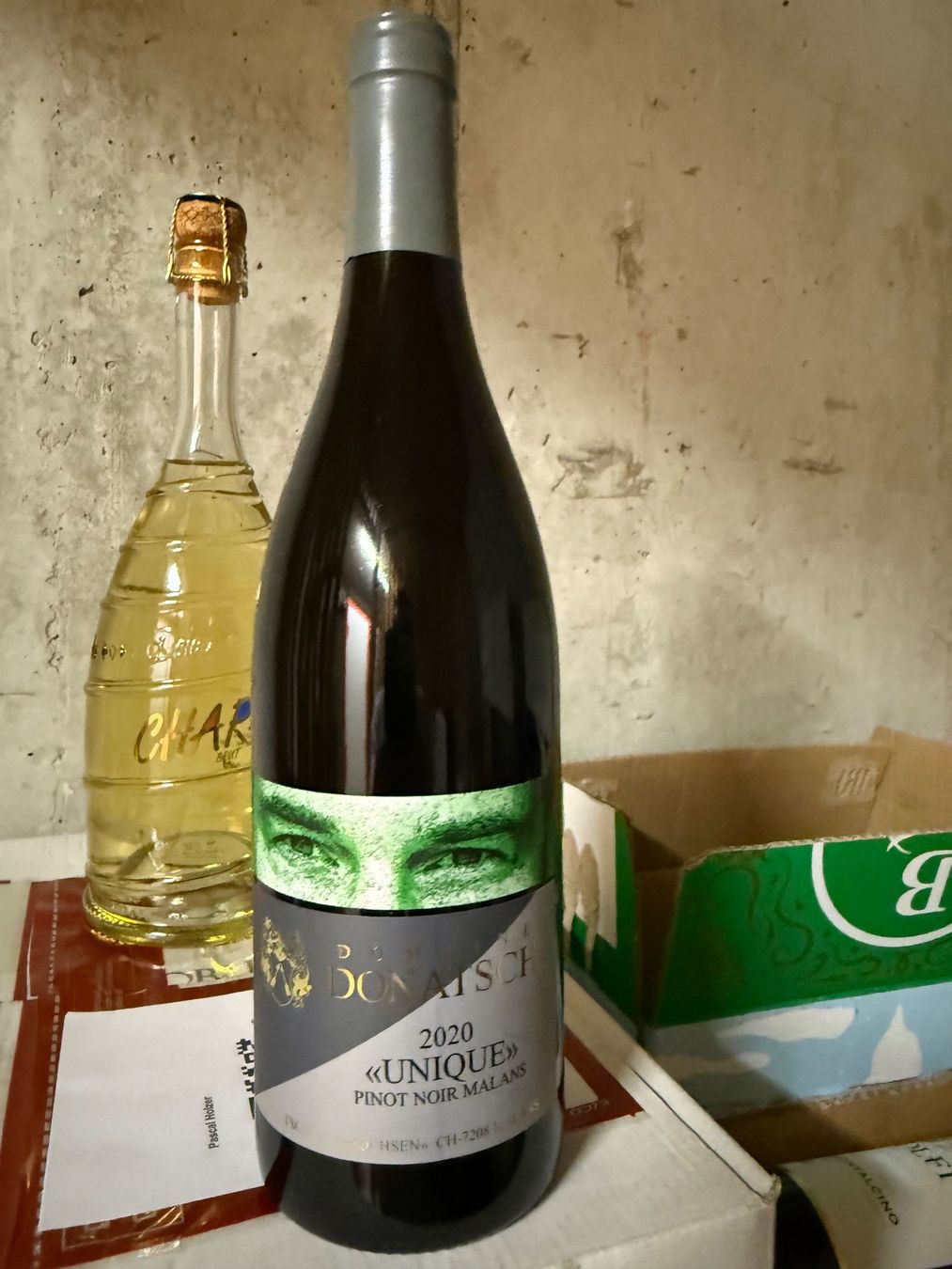 Donatsch Vino: Donatsch Unique Pinot Noir 2020 – Nuovo e nell'imballaggio originale da Oberentfelden venduto da Swissair72 1