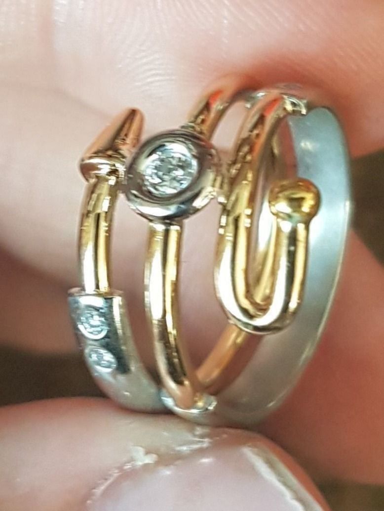 Bagues: Ausgefallener 18 Karat Goldring – Neuf (Voir description) à Unterägeri par Altgoldschmuck 4