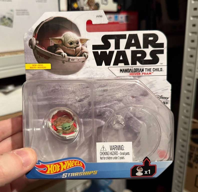 Hot Wheels Modellini d'auto: HotWheels Star Wars Mandalorian Grogu – Nuovo e nell'imballaggio originale da Moudon venduto da LeCollectionneur
