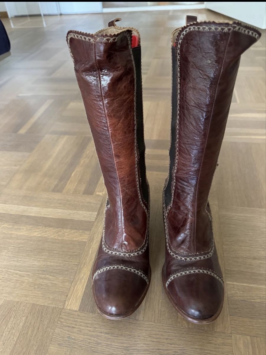 Scarpe da donna: vintage leder Stiefe, Grösse 38 – Usato da Pfäffikon SZ venduto da Yadeke 2