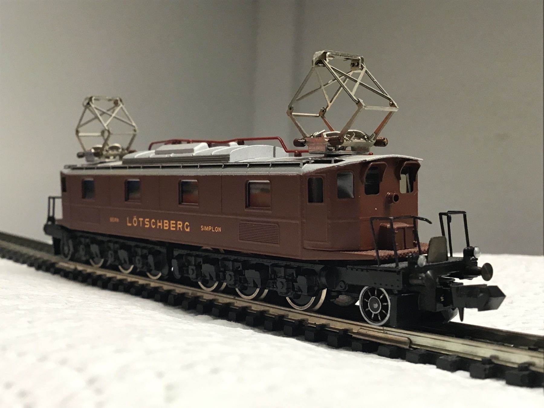 Fulgurex Modellini di ferrovie: FULGUREX  N Ae 6/8 "Lötschberg", – Usato da Männedorf venduto da Spezial-Modelle 1