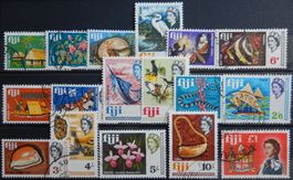 Fiji British Kat. 218-228 gest. 1968 Kat. 40 Euro