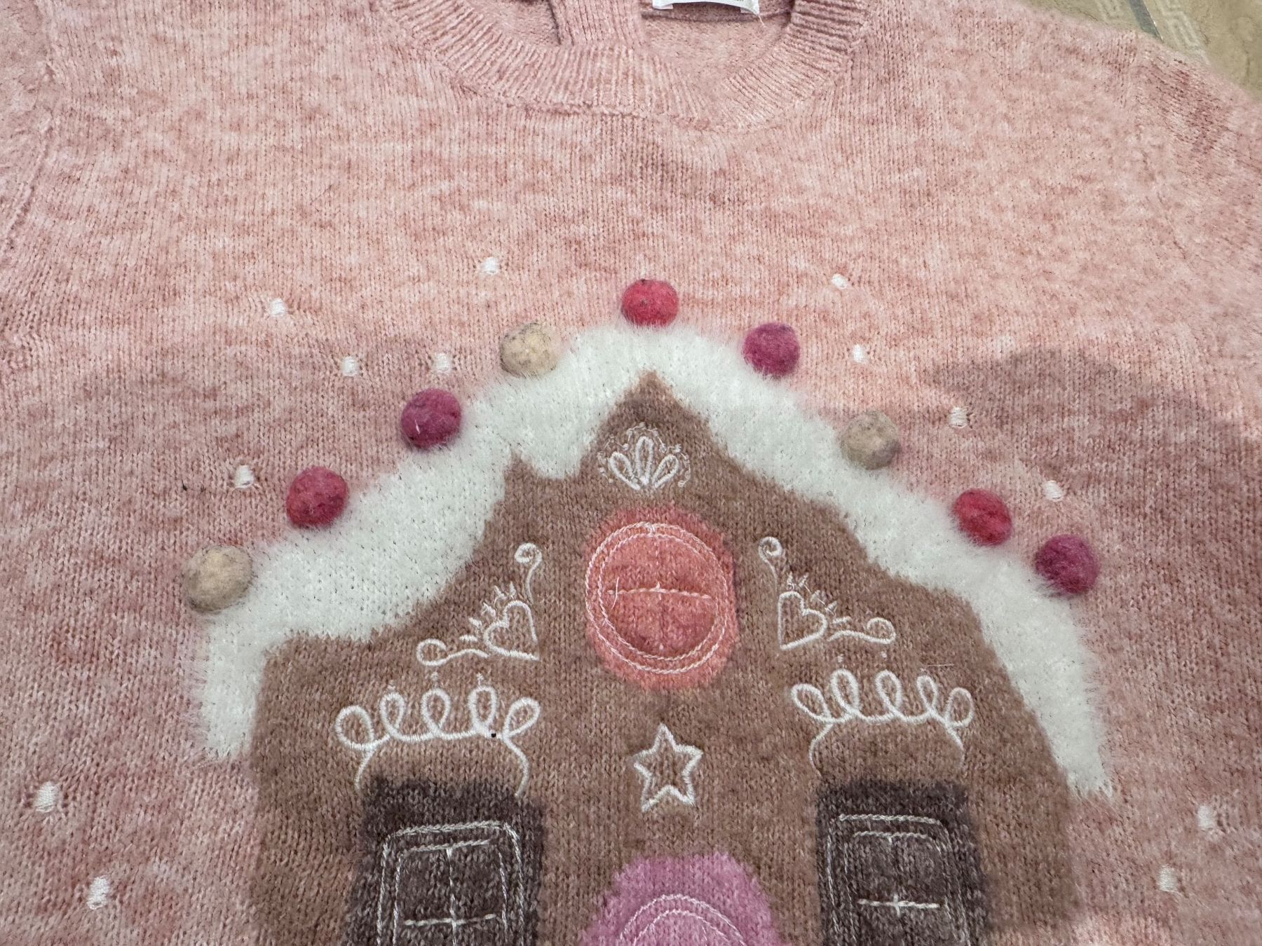 Maglioni & Felpe: NEXT süsser Lebkuchen haus Pulli, 6j 116 – Usato da Klingnau venduto da Markus14 6