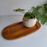 Plateau en teak vintage Richard Nissen Denmark