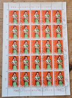 Bogen PJ 1962 gestempelt