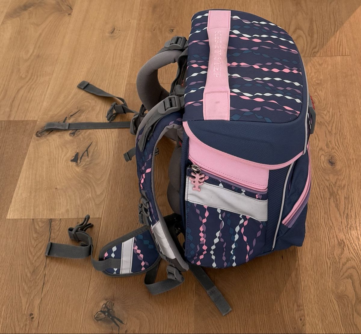Borse & Zaini: Schulranzen Step by Step Muster blau/pink gut erhalten – Usato da Grabs venduto da TOPSPORT81 2