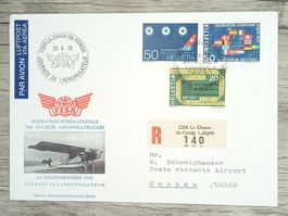 TR17 Enveloppe + Timbre Suisse 1970