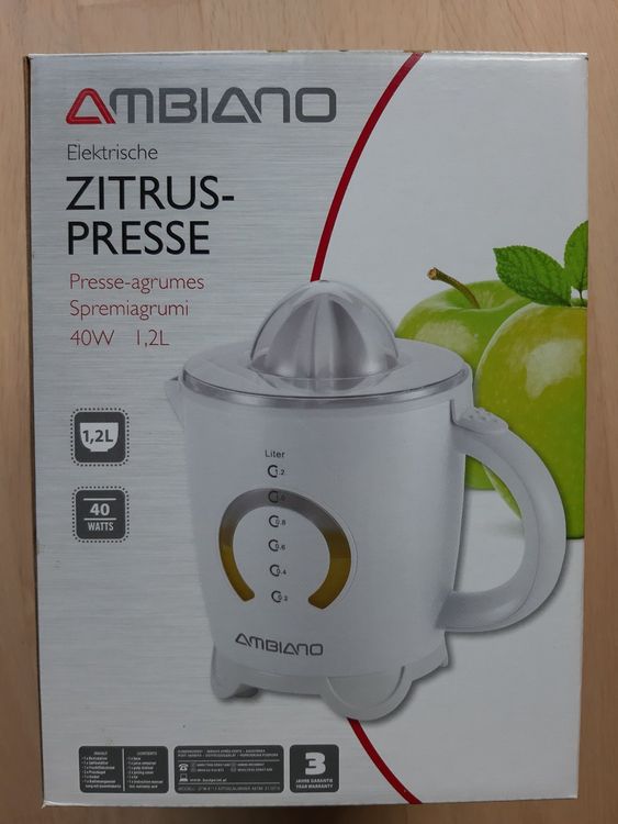 Spremiagrumi Elettrico Bergner NOIA - 40W, 1.2L, 2 Coni, Contenitore Trasparente, Antiscivolo - Foto 11
