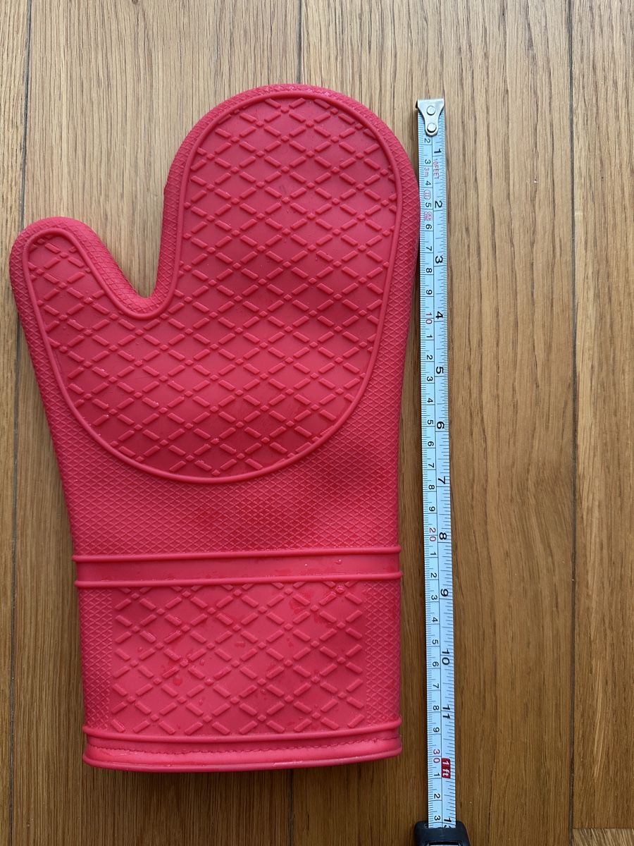 Migros Elettrodomestici da cucina: Red Silicone Oven Mitt Heat Resistant 250 C – Usato da Gattikon venduto da Sarahs_Schatzkammer 2