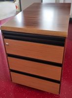 Caisson de bureau à 3 tiroirs bois avec serrure