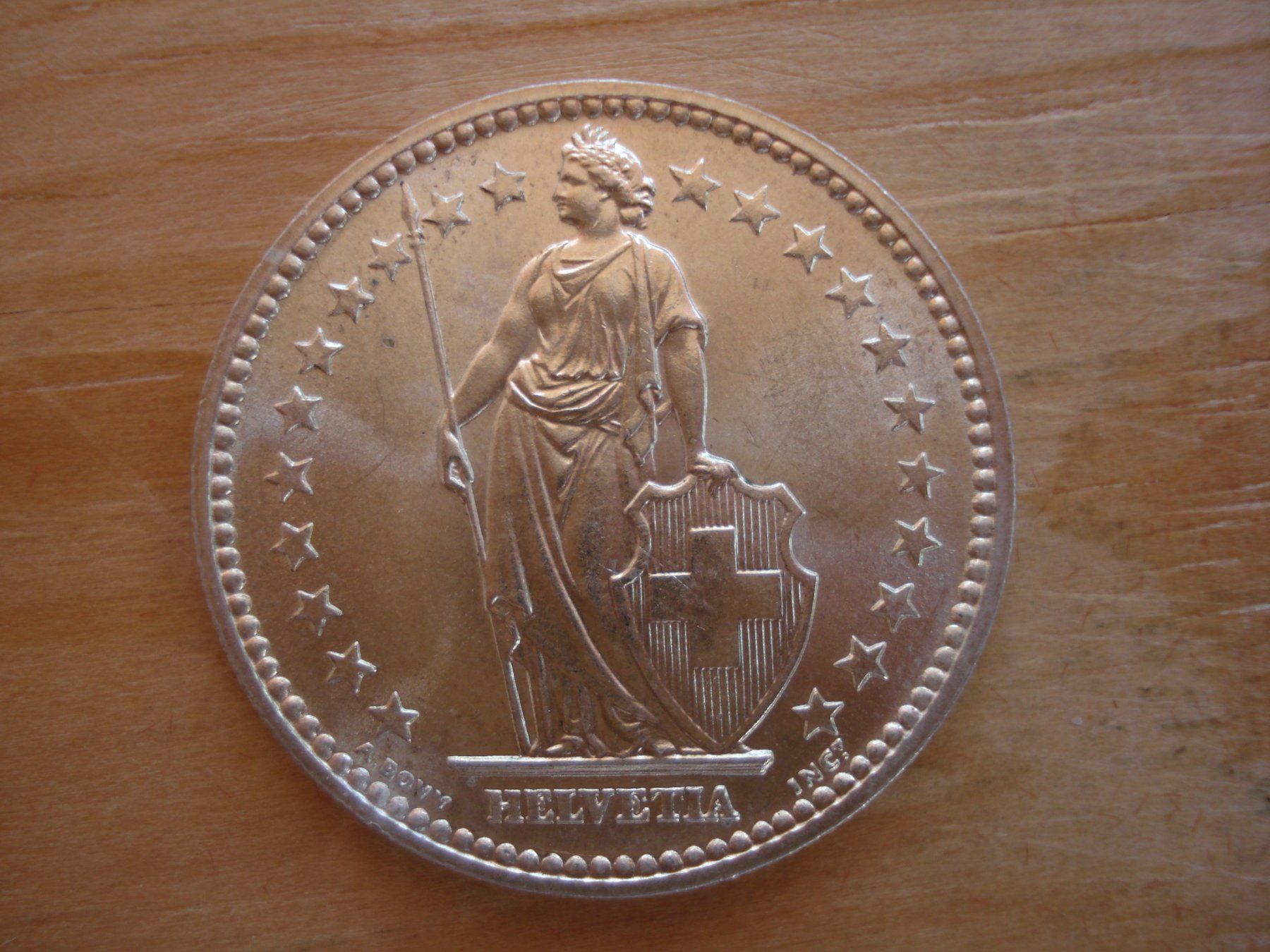 Alle Münzen: (C1) 2 Franken 1957 STGL – Gebraucht aus Erlach von Net-Coins 1